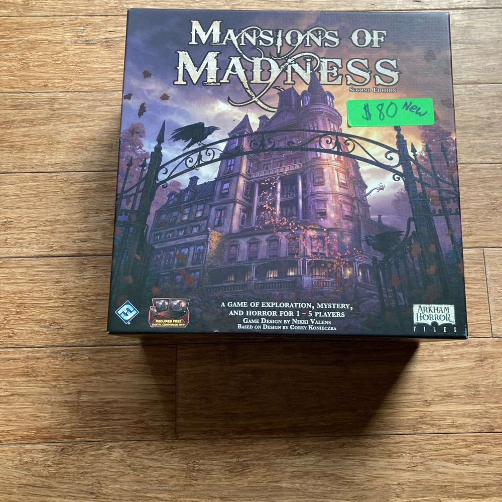 Mansion of madness board game